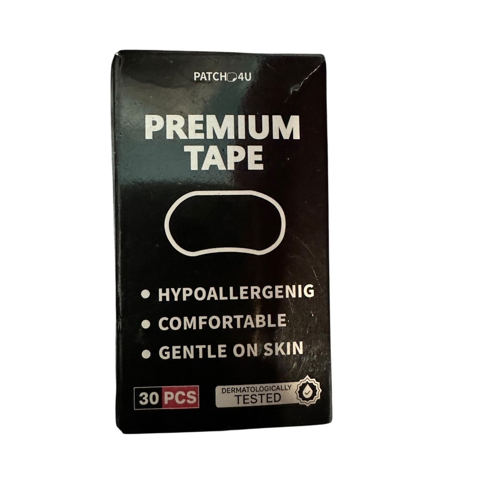 Patch4U Premium Sleep Tape‎ Mouth Strips - 30 Pcs Hypoallergenic Comfortable